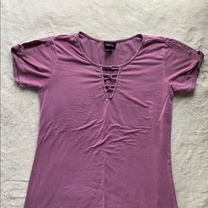 Cute Twisted sleeve shirt!